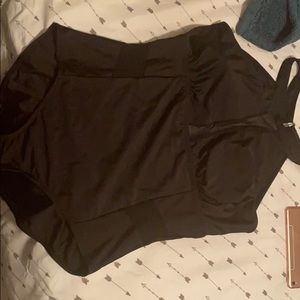 Black One Piece Bathing Suit
